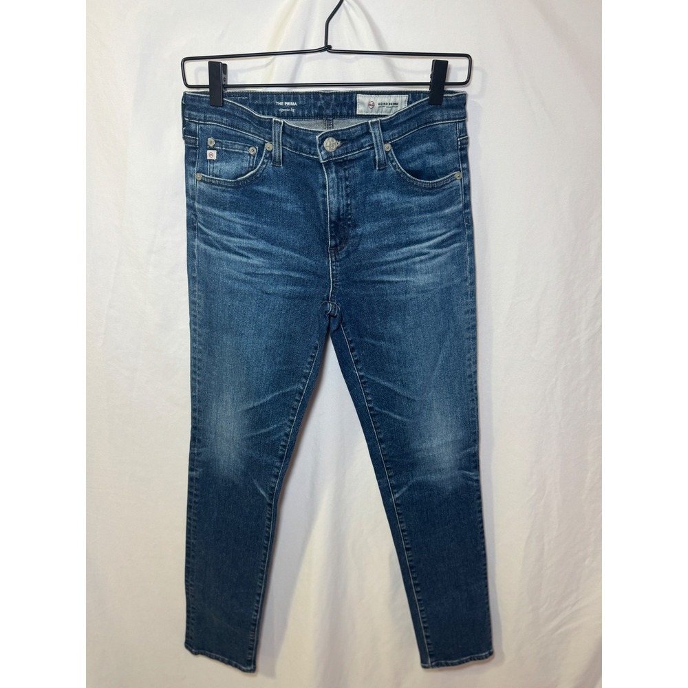 AG Adriano Goldschmied Prima Cigarette Jeans 27 Dark Wash NWOT Premium Denim